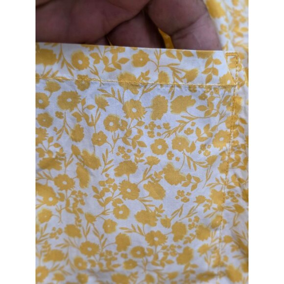 Style & Co Women's Plus Size Yellow Floral Long Sleeve Button Down Shirt Size XX - Picture 7 of 9